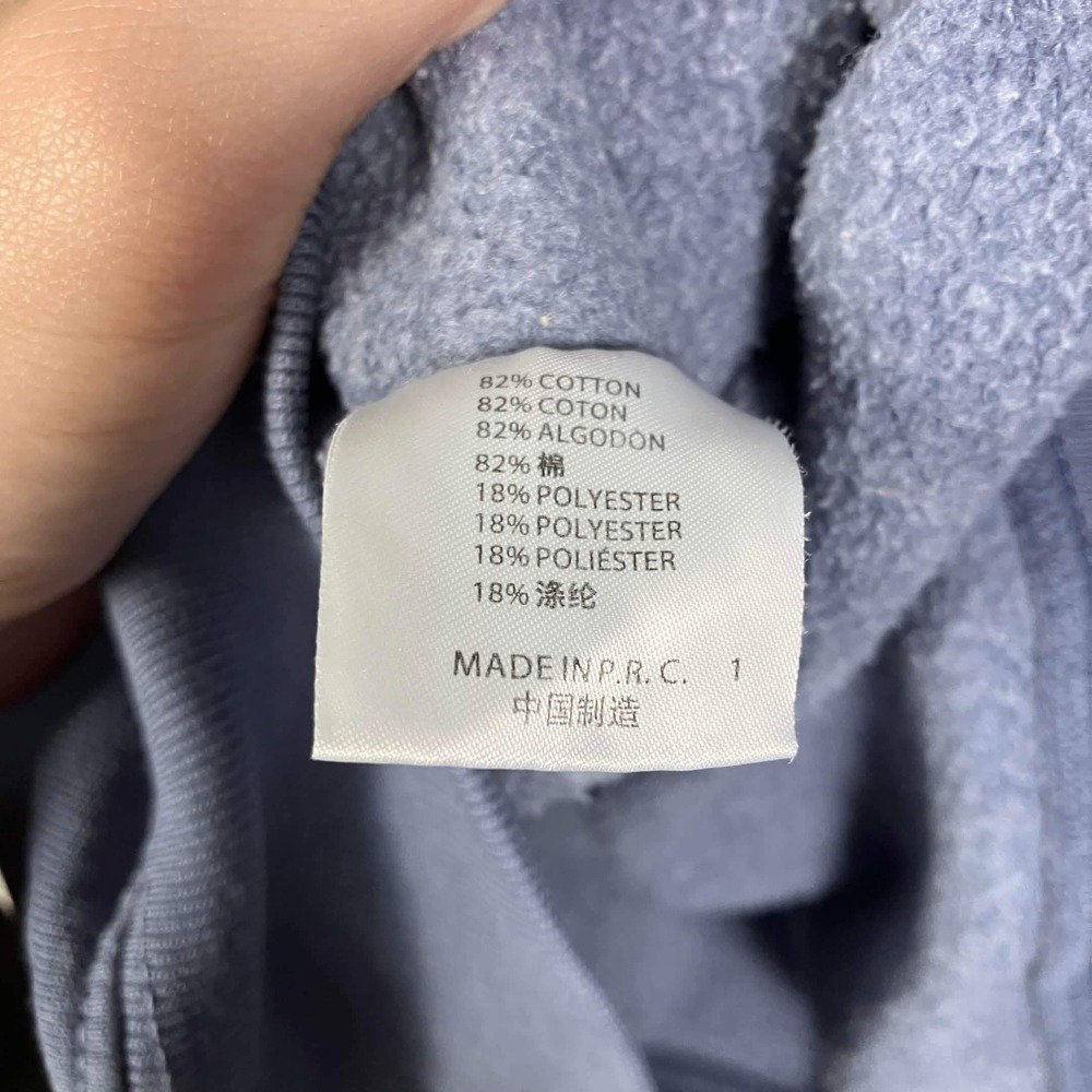 Brandy Melville Hoodie Women One Size Blue Hawaii USA Oversized Sweatshirt - Picture 5 of 12
